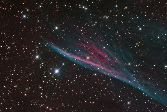 Pencil Nebula,   Herschel´s ray NGC 2736  