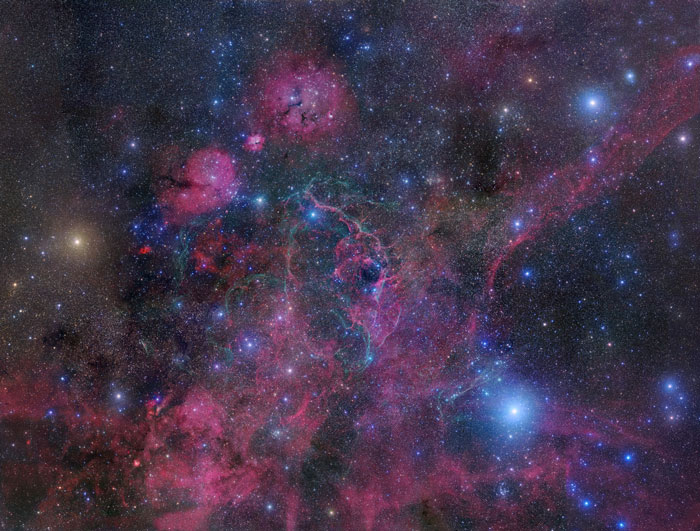  The Vela supernova remnant Gum 16