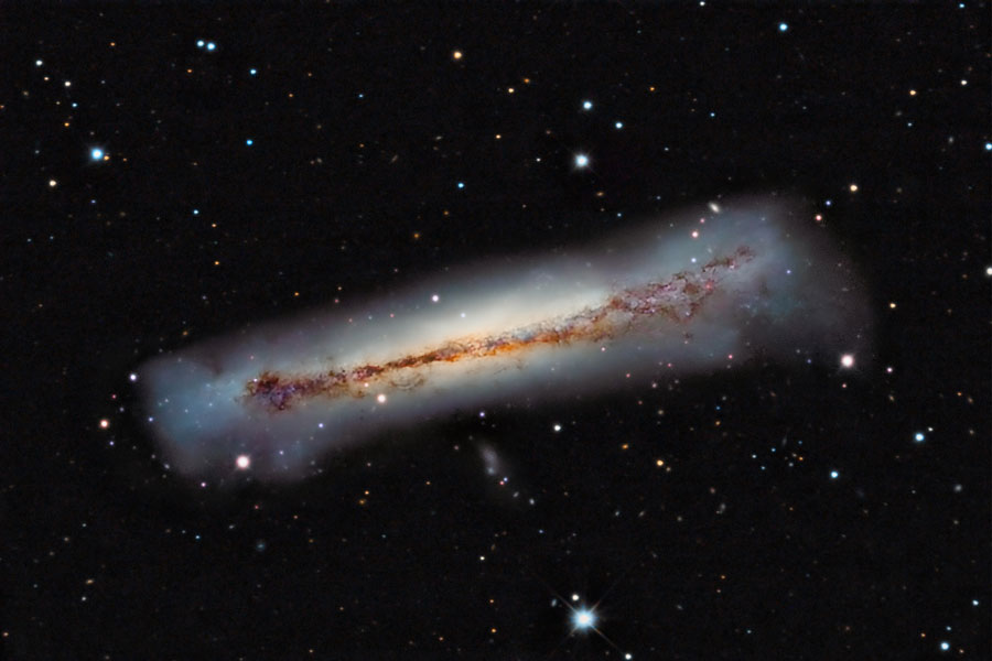 NGC 3628. Triplete de Leo